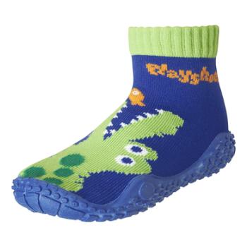 Playshoes Krokodýl v ponožce Aqua marine