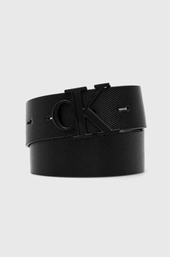 Oboustranný pásek Calvin Klein Jeans dámský, černá barva