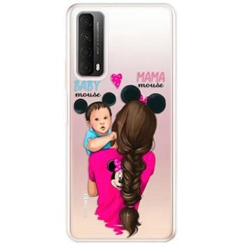 iSaprio Mama Mouse Brunette and Boy pro Huawei P Smart 2021 (mmbruboy-TPU3-PS2021)