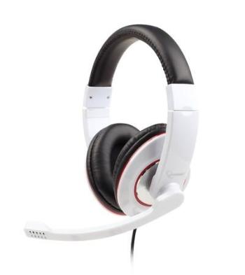 Sluchátka s mik Gembird MHS-001 Gaming glossy white