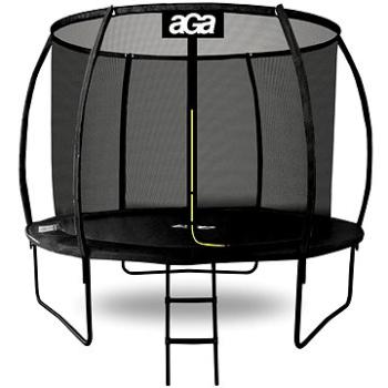 Aga SPORT EXCLUSIVE Trampolína 250 cm Černá + ochranná síť + žebřík (K14719)