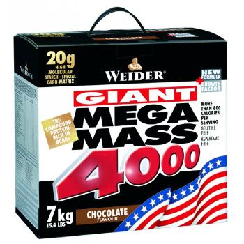 Weider Giant Mega Mass 4000 Gainer čokoláda 7000 g