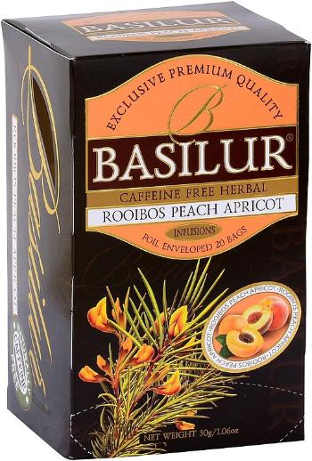 Basilur Rooibos Peach Apricot sáčky 20 x 1.5 g