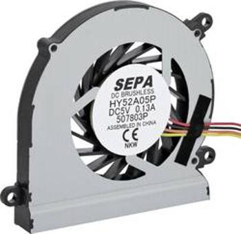 Axiální ventilátor SEPA HY52A05PSE25AP00 111111658, 5 V/DC, 33 dB, (d x š x v) 52 x 52 x 8 mm