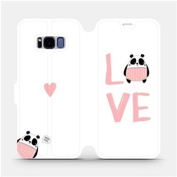 Flipové pouzdro na mobil Samsung Galaxy S8 - MH09S Panda LOVE (5903226751976)