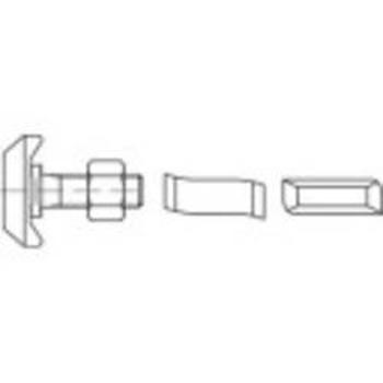 Šroub s T hlavou 161497, N/A, M12, 40 mm, ocel, 50 ks