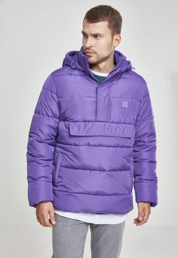 Urban Classics Pull Over Puffer Jacket ultraviolet - M