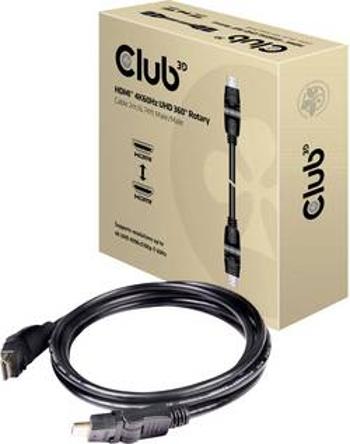 HDMI kabel club3D [1x HDMI zástrčka - 1x HDMI zástrčka] černá 2.00 m