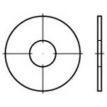 Podložky k blatníku TOOLCRAFT 1069838, vnitřní Ø: 6.4 mm, nerezová ocel, 100 ks