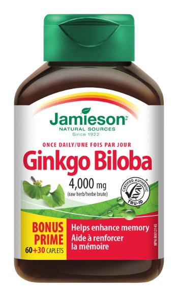 Jamieson Ginkgo biloba 90 tablet