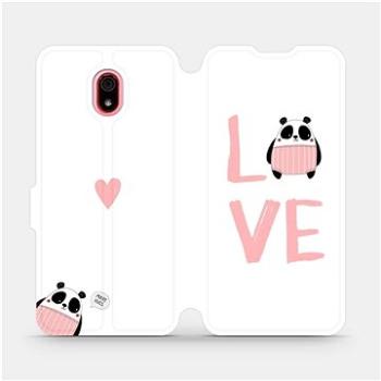 Flipové pouzdro na mobil Xiaomi Redmi 8a - MH09S Panda LOVE (5903516078509)