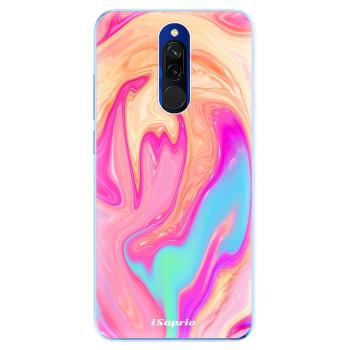 Odolné silikonové pouzdro iSaprio - Orange Liquid - Xiaomi Redmi 8