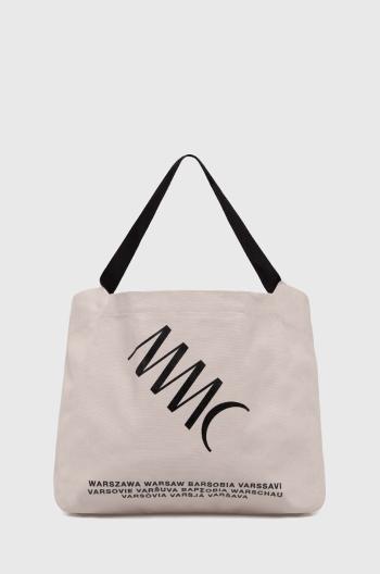 Bavlněná kabelka MMC STUDIO béžová barva, LOGO.BAG