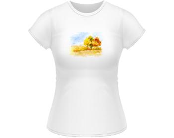 Dámské tričko Classic Podzimní krajina