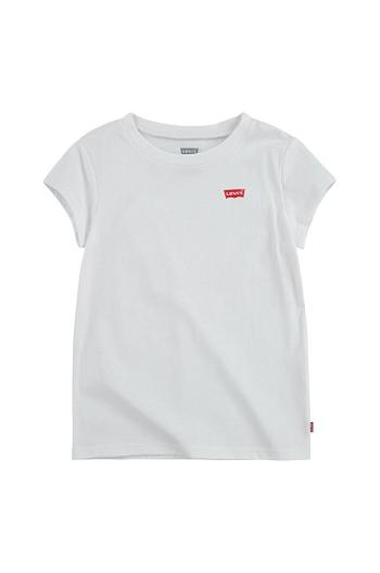 Dětské tričko Levi's bílá barva