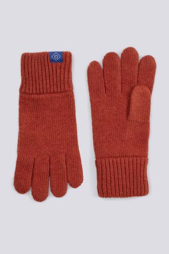 RUKAVICE GANT D2. RIB KNIT GLOVES oranžová None