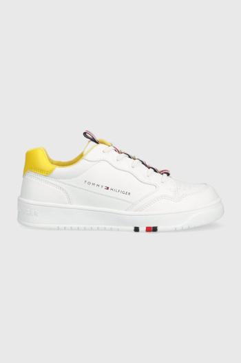 Dětské sneakers boty Tommy Hilfiger bílá barva