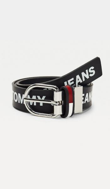 Tommy Hilfiger Tommy Jeans dámský tmavě modrý oboustranný opasek REVERSIBLE LEATHER BELT