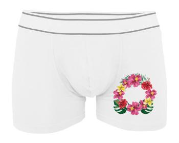 Pánské boxerky Contrast Rámeček - tropické květiny