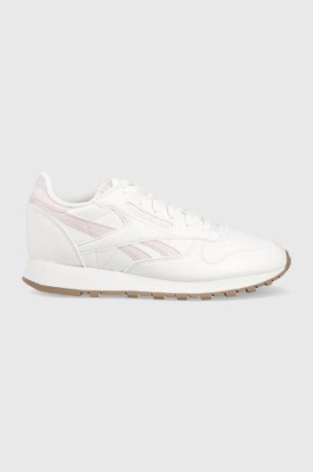 Sneakers boty Reebok Classic Classic Vegan bílá barva, HQ1496-FTW/PNK/T