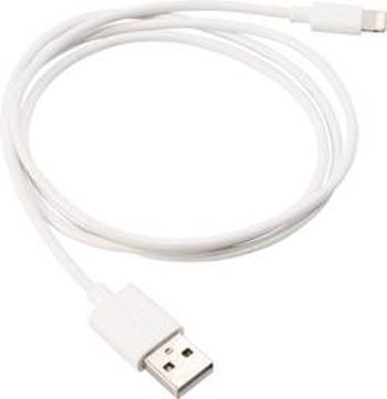 Kabel Apple iPad/iPhone/iPod Parat 990.554-999, 30.00 cm, bílá