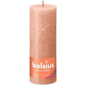 BOLSIUS rustikální sloupová krémový karamel 190 × 68 mm (8717847149442)