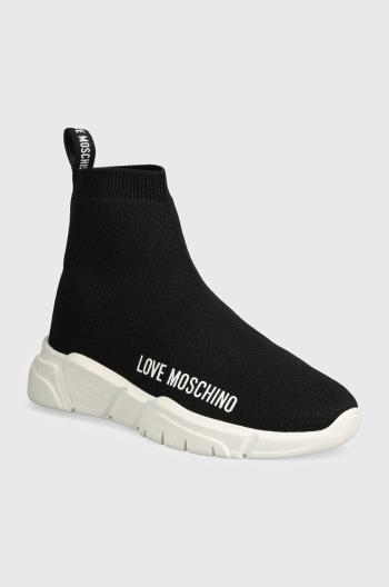 Sneakers boty Love Moschino černá barva, JA15343G1LIZ4000