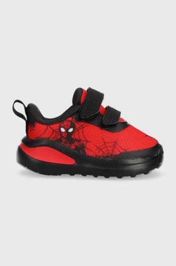 Dětské sneakers boty adidas Fortarun X Spiderman červená barva