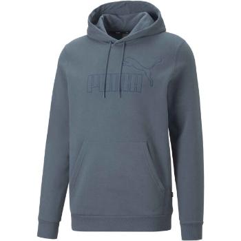 Puma ESS ELEVATED HOODIE FL Pánská mikina, modrá, velikost M