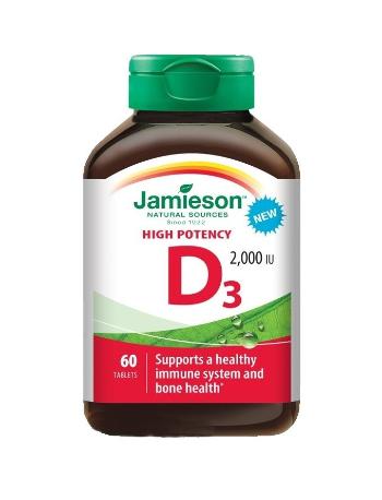 Jamieson Vitamin D3 2000 IU 60 tablet
