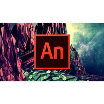 Adobe Animate, Win/Mac, CZ/EN, 12 měsíců (elektronická licence) (65297552BA01B12a)