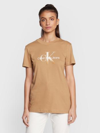 Calvin Klein dámské hnědé tričko - XS (GV7)