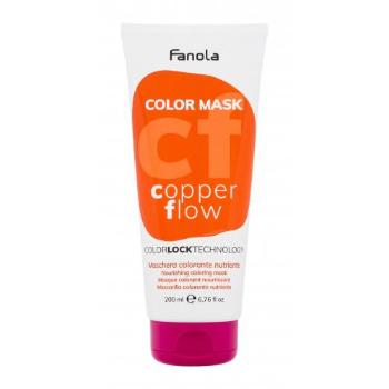 Fanola Color Mask 200 ml barva na vlasy pro ženy Copper Flow na barvené vlasy; na všechny typy vlasů
