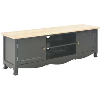 TV stolek černý 120x30x40 cm dřevo (249891)