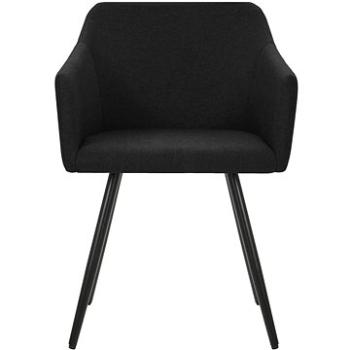 Jídelní židle 6 ks černé textil (3065687)