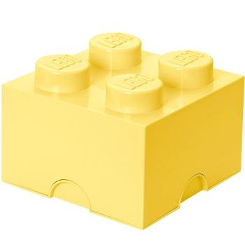LEGO Úložný box 25 x 25 x 18 cm Světle žlutá
