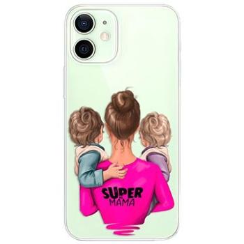 iSaprio Super Mama - Two Boys pro iPhone 12 (smtwboy-TPU3-i12)