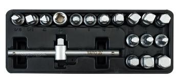 Yato Sada klíčů nastrčných na zátky olejových van motorů 18 ks