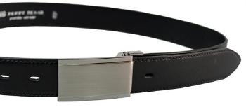 Penny Belts Pánský kožený společenský opasek 35-020-4PS-60 black 95 cm
