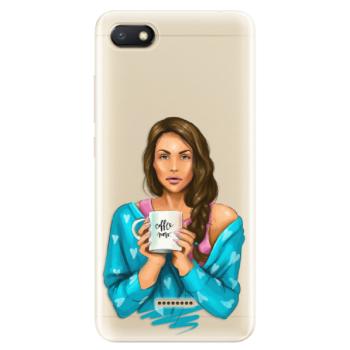 Odolné silikonové pouzdro iSaprio - Coffe Now - Brunette - Xiaomi Redmi 6A