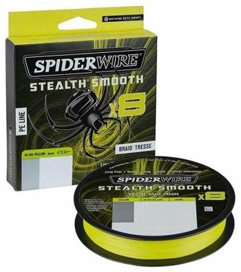 SpiderWire Stealth® Smooth8 x8 PE Braid Hi-Vis Yellow 0,13 mm 150 m 11,2 kg-24 lbs Šňůra