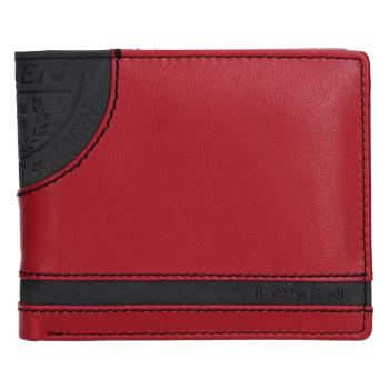 Lagen pánská peněženka kožená LG-1810 Red/black