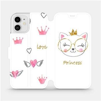 Flipové pouzdro na mobil Apple iPhone 12 - MH03S Kočička princess (5903516374892)