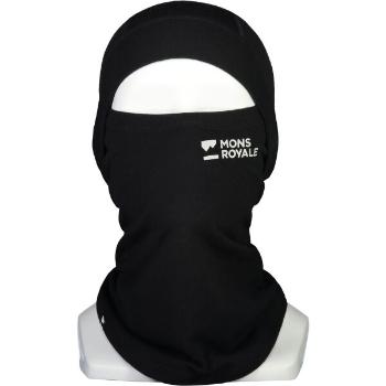 MONS ROYALE OLYMPUS BALACLAVA Unisex kukla z merino vlny, černá, velikost