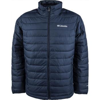 Columbia POWDER LITE JACKET Pánská zimní bunda, tmavě modrá, velikost