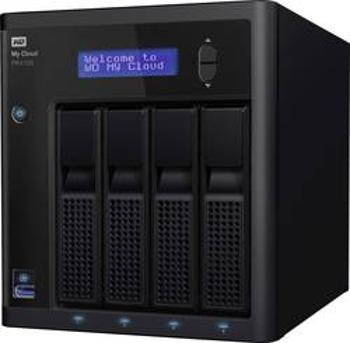 NAS server WD My Cloud™ Pro PR4100 WDBNFA0240KBK-EESN, 24 TB, integrovaný displej, Business Cloud