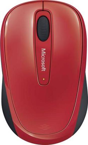 Blue Track Wi-Fi myš Microsoft Mobile Mouse 3500 GMF-00195, černá, červená