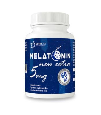 Nutricius Melatonin new extra 5 mg 60 tablet