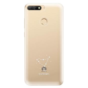 Odolné silikonové pouzdro iSaprio - čiré - Kozoroh - Huawei Y6 Prime 2018