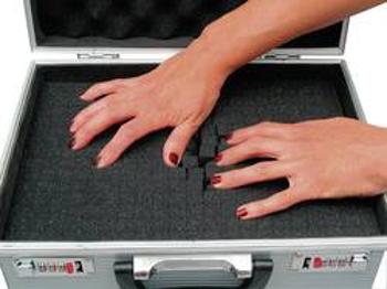 Hliníkový kufr s pěnovou výplní Viso STC961P, 520 x 280 x 100 mm
